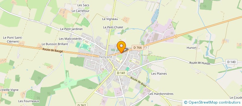 localisation de l'entreprise AGENCE CENTRALE AUTOMOBILE à NOYANT-VILLAGES