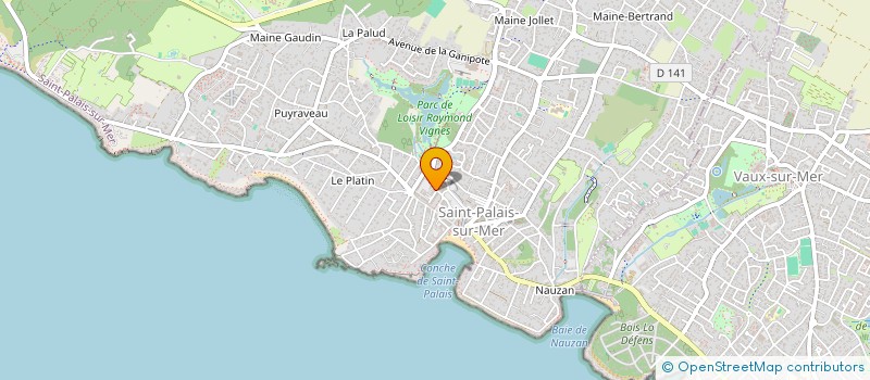 localisation de l'entreprise AGENCE CENTRALE DE ROYAN à SAINT-PALAIS-SUR-MER