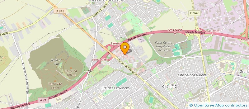localisation de l'entreprise AGENCE CENTRALE DE SURVEILLANCE PRIVEE à LIEVIN