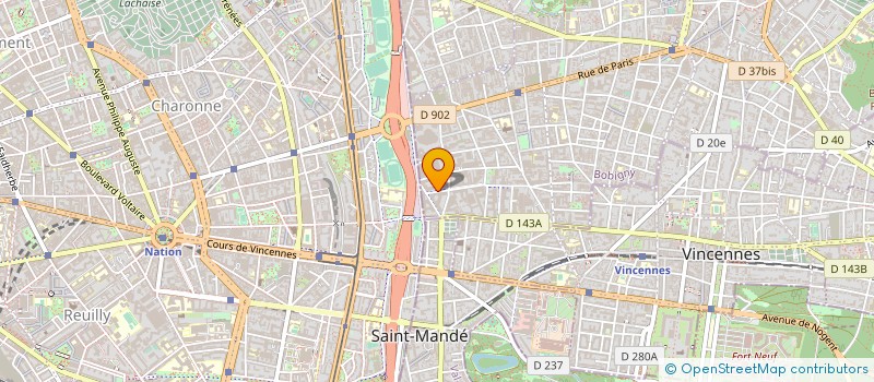localisation de l'entreprise AGENCE CENTRALE DES ORGANISMES DE SECURITE SOCIALE  MONTREUIL