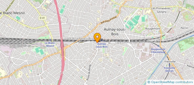 localisation de l'entreprise AGENCE CENTRALE MAY à AULNAY-SOUS-BOIS