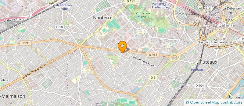 localisation de l'entreprise AGENCE CENTRALE PRODUITS EQUIPEMENTS à NANTERRE