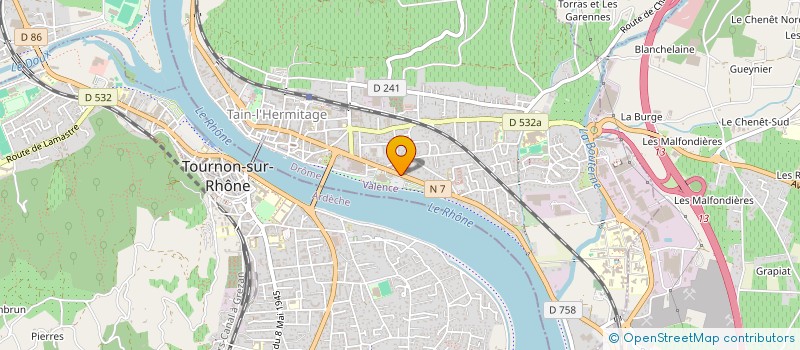 localisation de l'entreprise AGENCE CER  MARSAZ