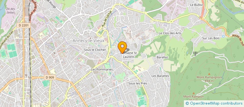 localisation de l'entreprise AGENCE CHANTILLY à ANNECY