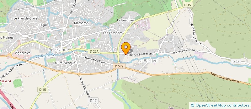 localisation de l'entreprise AGENCE CHELOUCHE TOUFIK PROVENCE  PELISSANNE