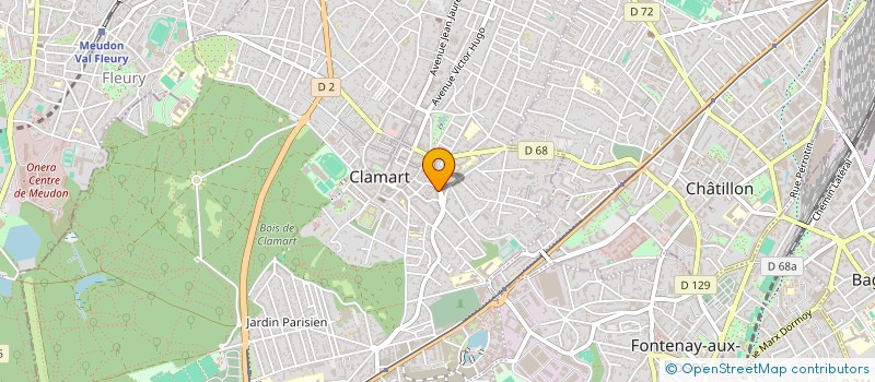 localisation de l'entreprise AGENCE CHRIS IMMO à CLAMART