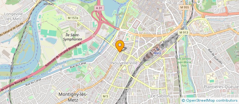 localisation de l'entreprise AGENCE CHRIS'NUMISMATIQUE OR ET COLLECTIONS  METZ