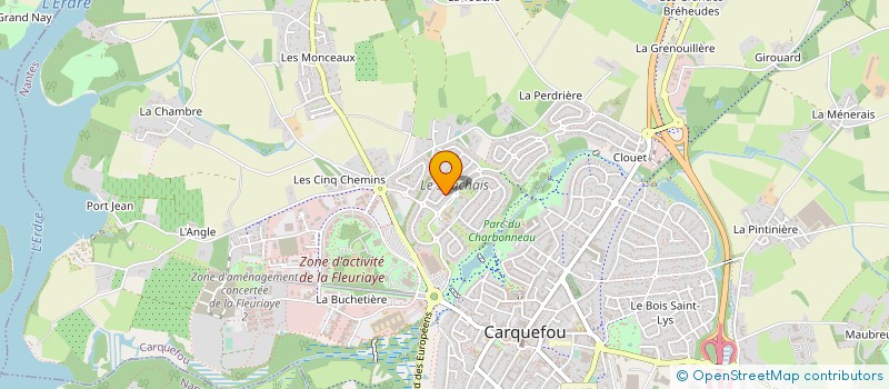 localisation de l'entreprise AGENCE CHRISTINE HUCHET à CARQUEFOU