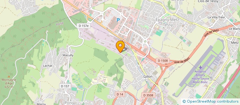 localisation de l'entreprise AGENCE CHRISTOPHE LENFANT  POISY