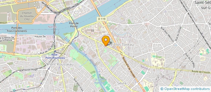localisation de l'entreprise AGENCE CIM à NANTES