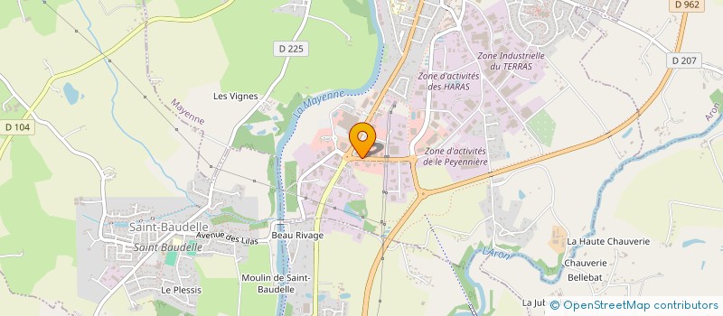 localisation de l'entreprise AGENCE CLSN  MAYENNE