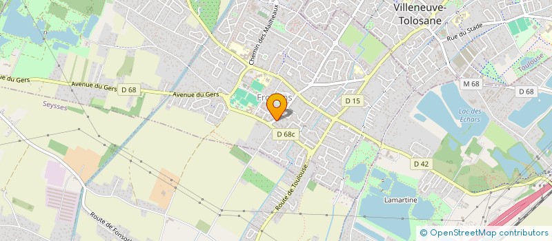 localisation de l'entreprise AGENCE CLUB EVASION à VILLENEUVE-TOLOSANE