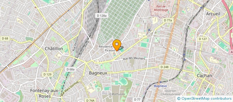 localisation de l'entreprise AGENCE CMG à BAGNEUX