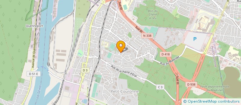 localisation de l'entreprise AGENCE & CO  PETIT-COURONNE