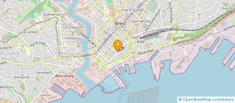 localisation de l'entreprise AGENCE COD à BREST