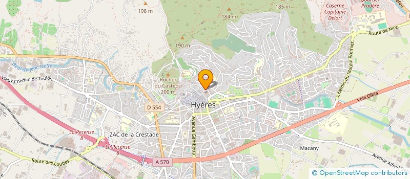 localisation de l'entreprise AGENCE COLLABORATIVE POUR L'INFORMATION ET LA DIFFUSION ( ACID )  HYERES