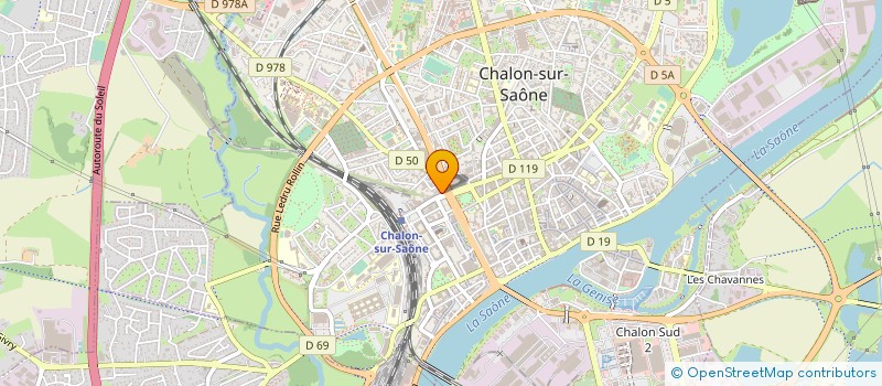 localisation de l'entreprise AGENCE COLOMBIERE à CHALON-SUR-SAONE