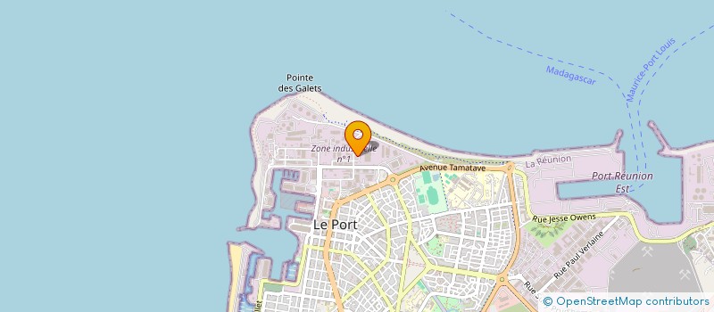 localisation de l'entreprise AGENCE COMMERCIALE BOURBON  LE PORT