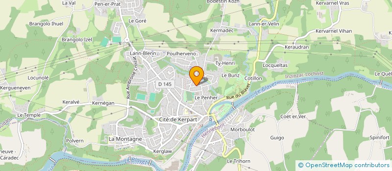 localisation de l'entreprise AGENCE COMMERCIALE BRETAGNE SUD  INZINZAC-LOCHRIST