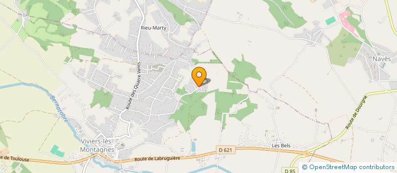 localisation de l'entreprise AGENCE COMMERCIALE DU BATIMENT  VIVIERS-LES-MONTAGNES