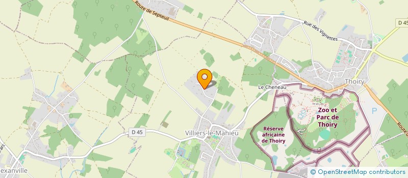 localisation de l'entreprise AGENCE COMMERCIALE EAU FEMININ  VILLIERS-LE-MAHIEU