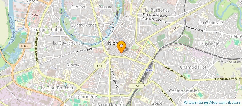 localisation de l'entreprise AGENCE COMMERCIALE JOUHANIQUE à NIORT