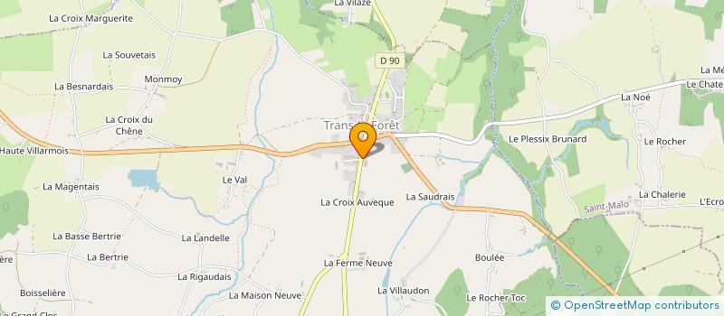 localisation de l'entreprise AGENCE COMMERCIALE MERCURE  TRANS-LA-FORET