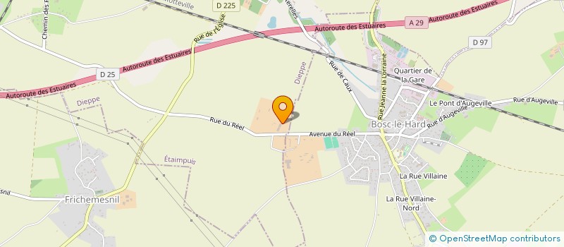 localisation de l'entreprise AGENCE COMMERCIALE MOLLET SARL  BOSC-LE-HARD