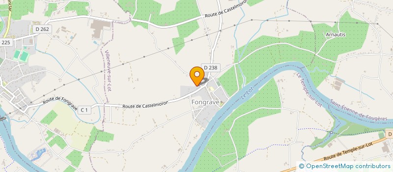 localisation de l'entreprise AGENCE COMMERCIALE PARTENAIRE  FONGRAVE