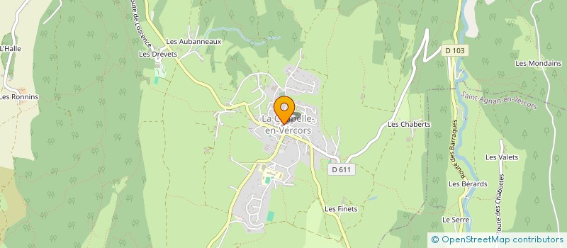 localisation de l'entreprise AGENCE COMMERCIALE RB DISTRIBUTION à LA CHAPELLE-EN-VERCORS