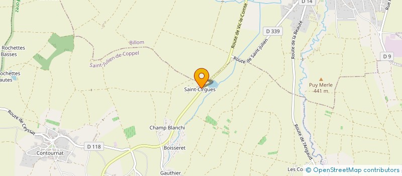 localisation de l'entreprise AGENCE COMMERCIALE S.P.S.  VIC-LE-COMTE