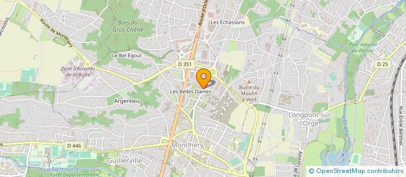 localisation de l'entreprise AGENCE COMMERCIALE SECURITE DEFENSE  MONTLHERY