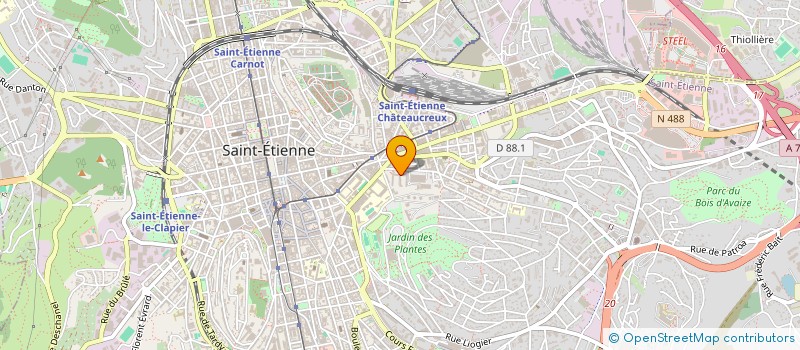 localisation de l'entreprise AGENCE COMMERCIALE SERVICES TECHNIQUES à SAINT-ETIENNE