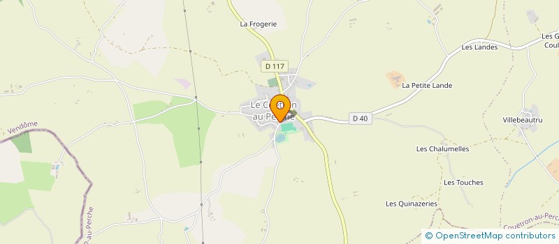 localisation de l'entreprise AGENCE COMMERCIALE VAL LOIRE à COUETRON-AU-PERCHE