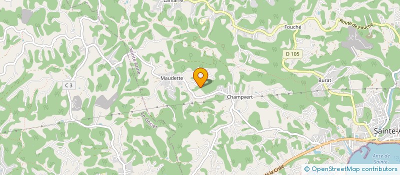 localisation de l'entreprise AGENCE COMMERCIALE WEST INDIES  SAINTE-ANNE