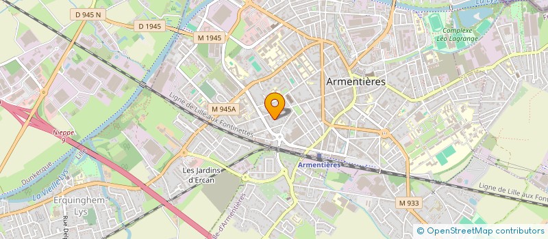 localisation de l'entreprise AGENCE COMMERCIALE YANNICK GILLE à ARMENTIERES