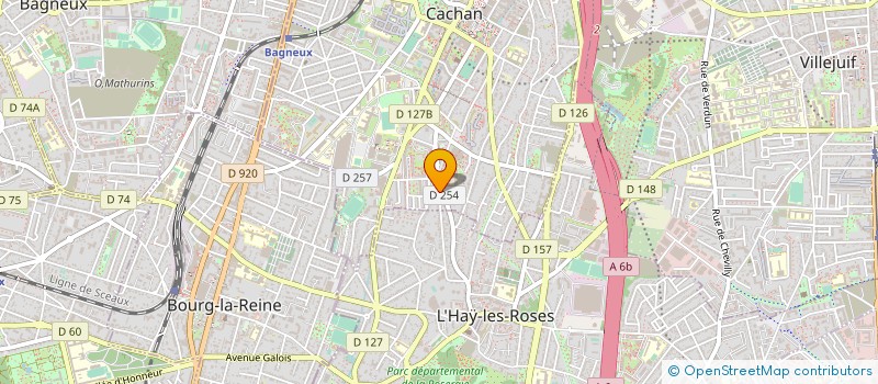 localisation de l'entreprise AGENCE COMMERCIALE YPSYLON  CACHAN