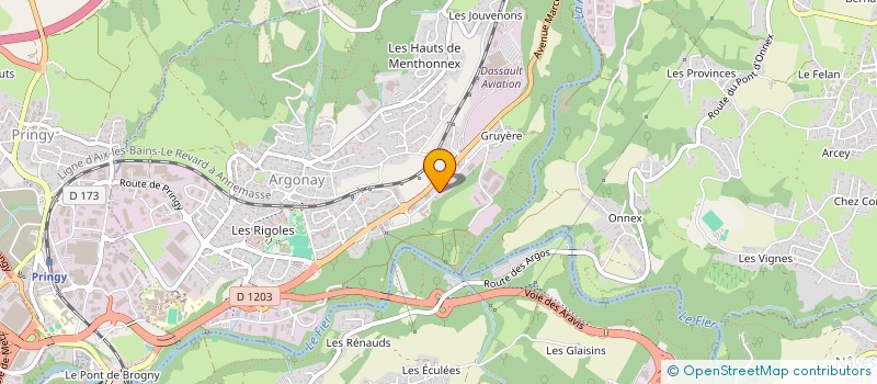 localisation de l'entreprise AGENCE COMMIN à ANNECY