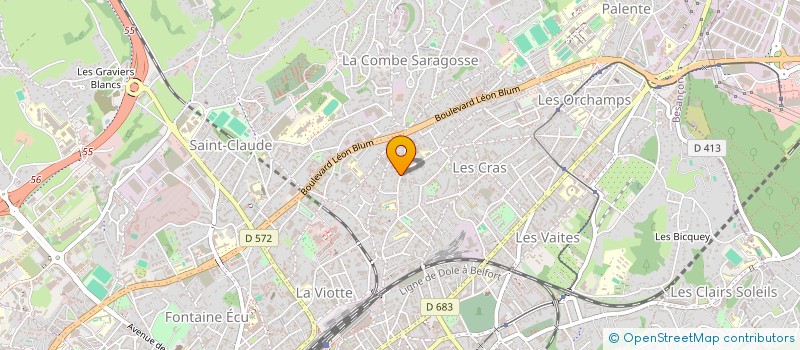 localisation de l'entreprise AGENCE COMTOISE DE DIAGNOSTIC à BESANCON