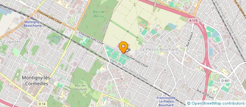 localisation de l'entreprise AGENCE CONCEPT COMMUNICATION  LE PLESSIS-BOUCHARD