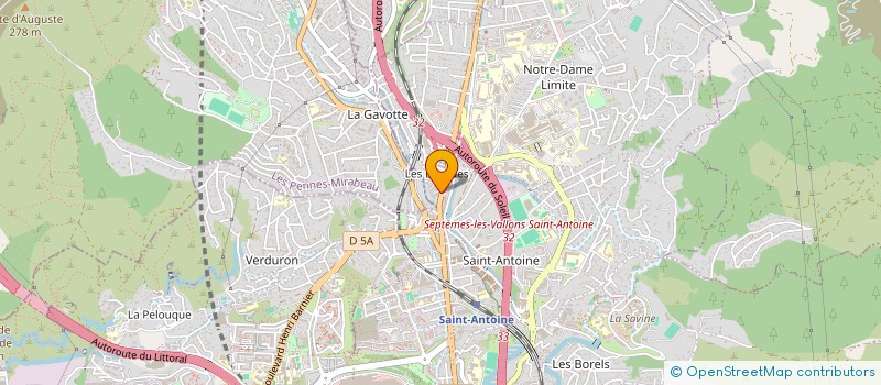 localisation de l'entreprise AGENCE CONCEPTION MAINTENANCE INFORMATIQ à MARSEILLE