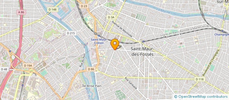 localisation de l'entreprise AGENCE CONFORT  SAINT-MAUR-DES-FOSSES