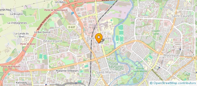 localisation de l'entreprise AGENCE CONSEIL COORD ETUDE SERVICE  RENNES