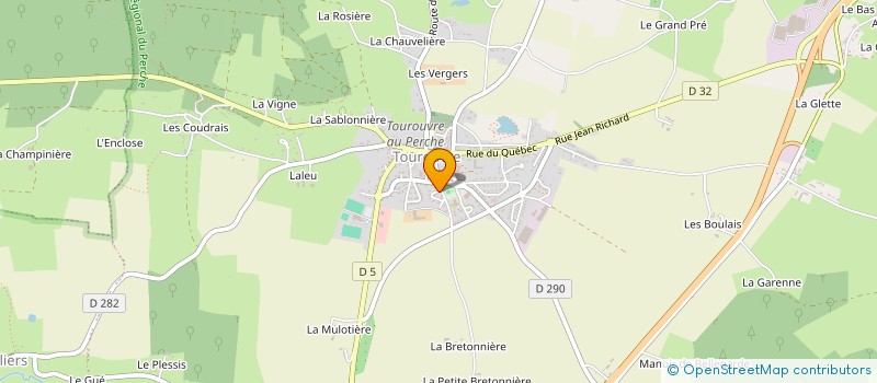 localisation de l'entreprise AGENCE CONSEIL DISQUES ET CASSETTES à TOUROUVRE AU PERCHE
