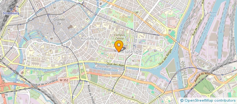 localisation de l'entreprise AGENCE CONSEIL EN RESSOURCES HUMAINES AUDIT ET MANAGEMENT à STRASBOURG
