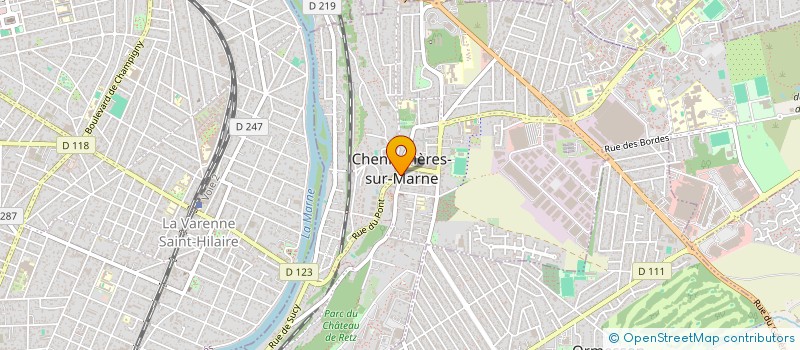 localisation de l'entreprise AGENCE CONSEIL IMMOBILIER  CHENNEVIERES  CHENNEVIERES-SUR-MARNE