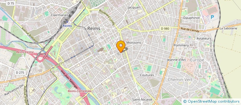 localisation de l'entreprise AGENCE CONSEIL TECHNIQUE IMMOBILIER à REIMS