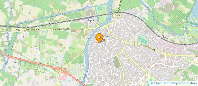 localisation de l'entreprise AGENCE CONSULTANTS LANGUEDOCIENS  AGDE