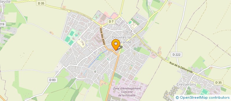 localisation de l'entreprise AGENCE CONTINENTALE DE SECURITE à DOUVRES-LA-DELIVRANDE