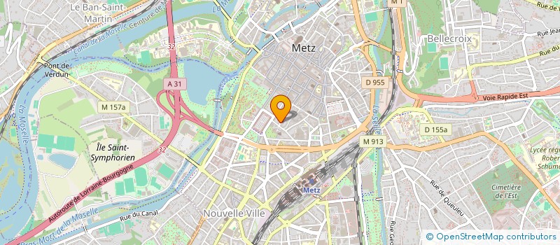 localisation de l'entreprise AGENCE CONTREPOINT  METZ